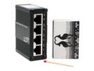 EXSYS EX-62021 Micro-switch Gigabit industriel à 5 ports, non géré, alimentation USB-C