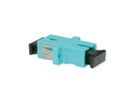 TELEGÄRTNER  Coupleur SC Duplex, Multimode, Manchon en céramique, boîtier en plastique, turquoise