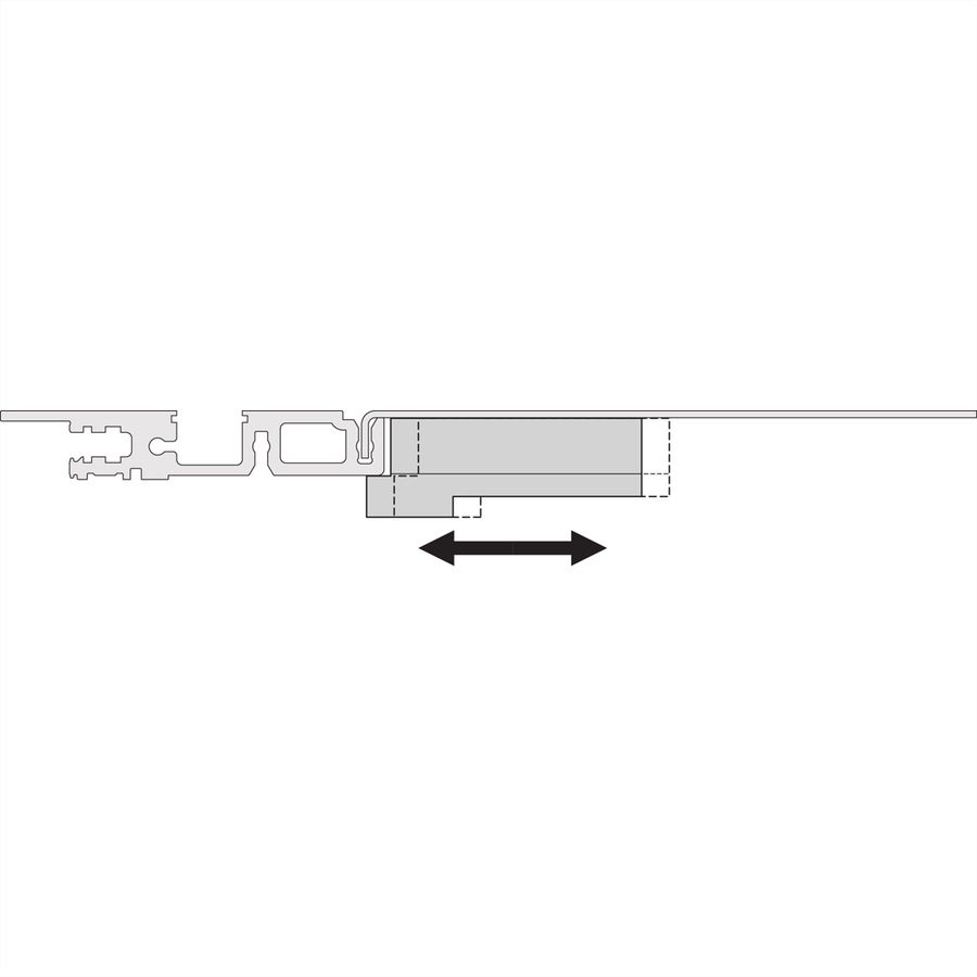 SCHROFF EuropacPRO Kit de fixation de la plaque de recouvrement