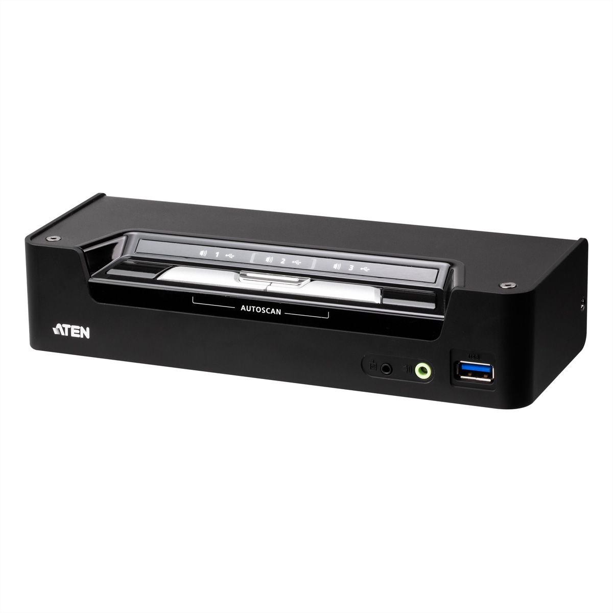 ATEN CS1953 Commutateur KVMP hybride DisplayPort USB-C 3 ports