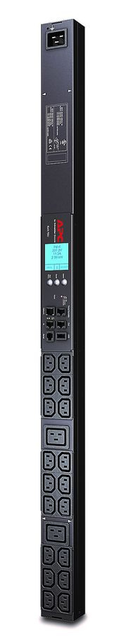 APC AP8858 - Bandeau de prises 2G, avec compteur, zéro U, 16 A, 230 V, 18xC13 - 2xC19