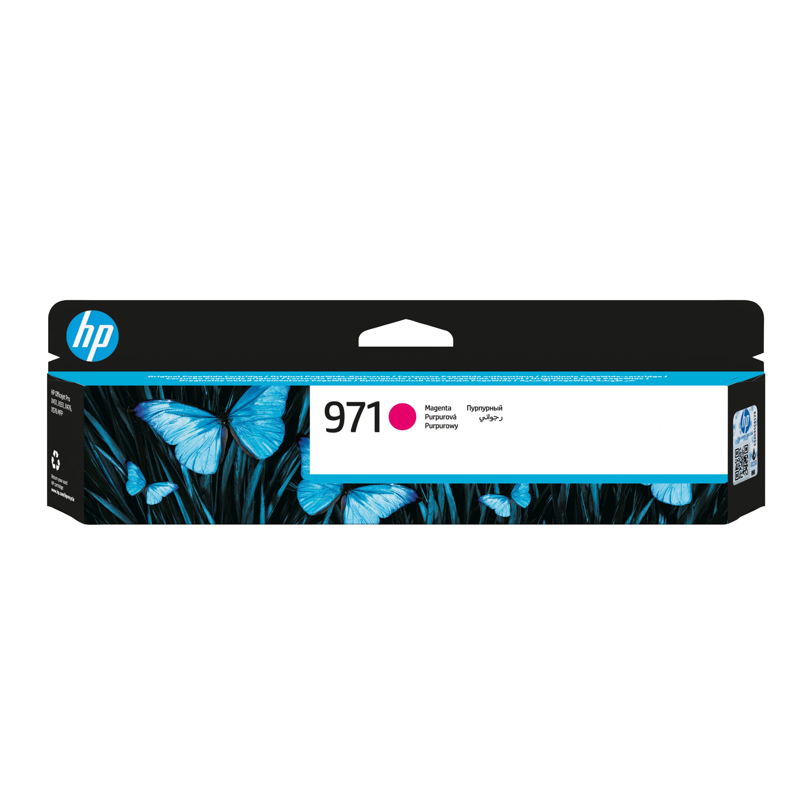 HP 971 cartouche d'encre magenta authentique