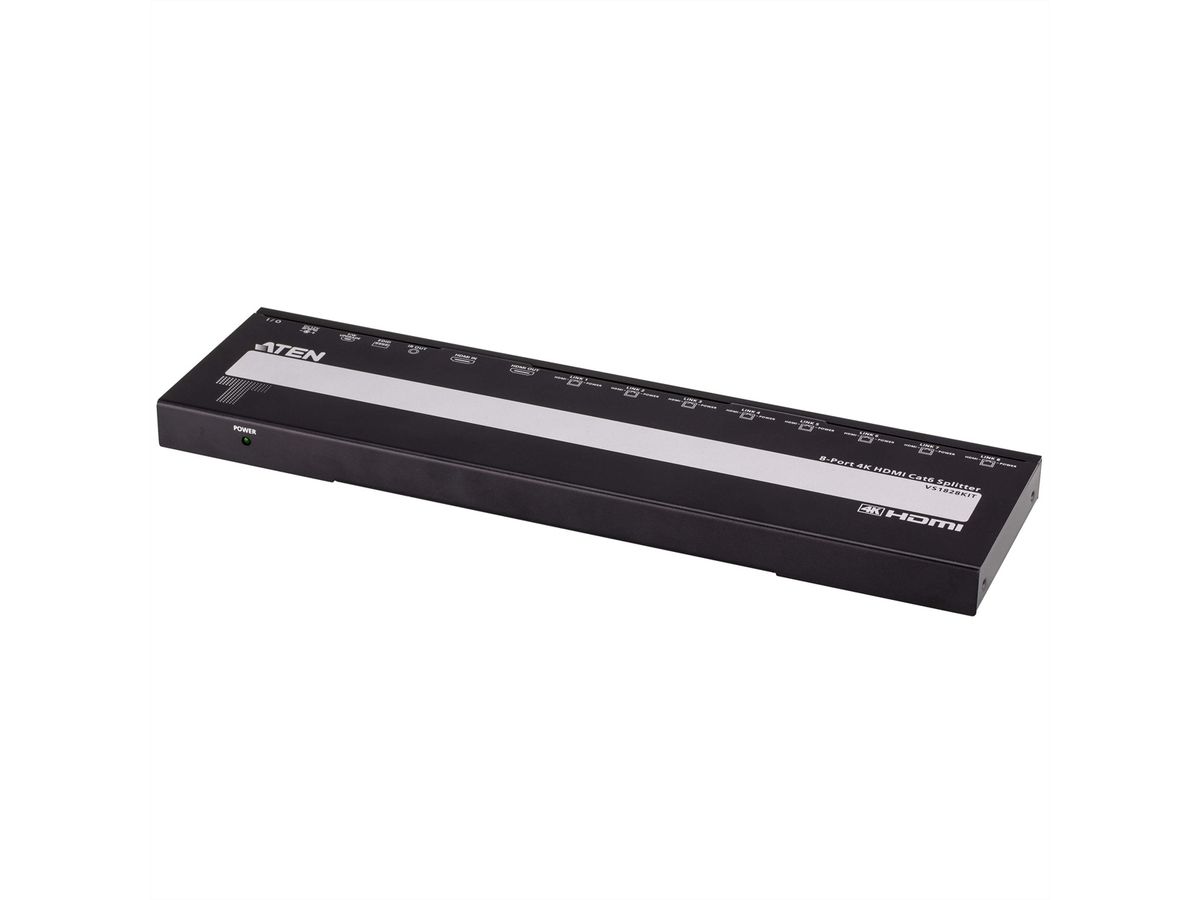 ATEN VS1828KIT Répartiteur Cat 6 HDMI 4K à 8 ports avec récepteurs