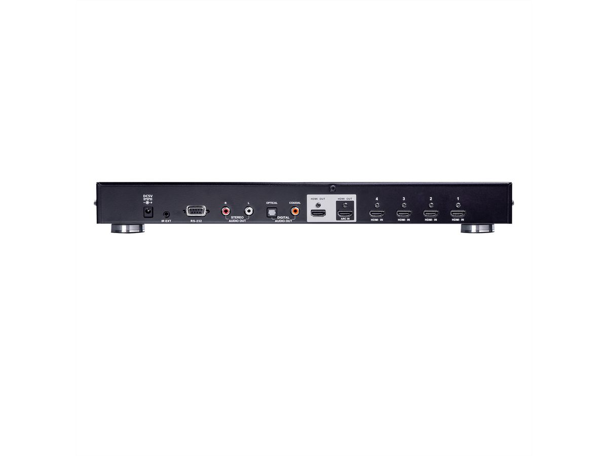 ATEN VS482 Commutateur HDMI True 4K à 4 ports, avec deux sorties