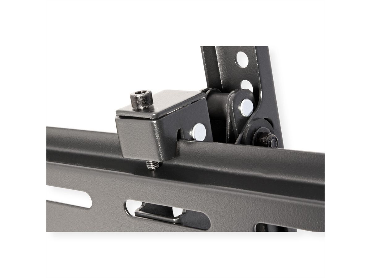 VALUE Support mural TV, distance murale de 47 mm, inclinable, <203,2cm/80", <75kg
