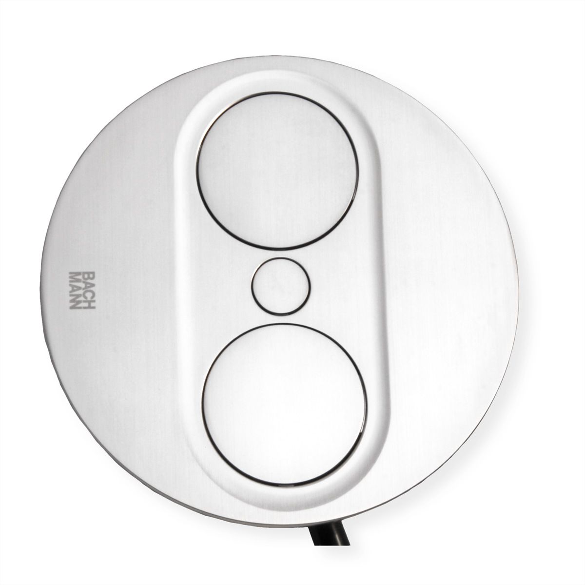 BACHMANN TWIST 2 2xUTE 2,0m AEH aspect inox rond, mesure p.Ph.3mH05VV-F 5G4 CEE3x32A Lan