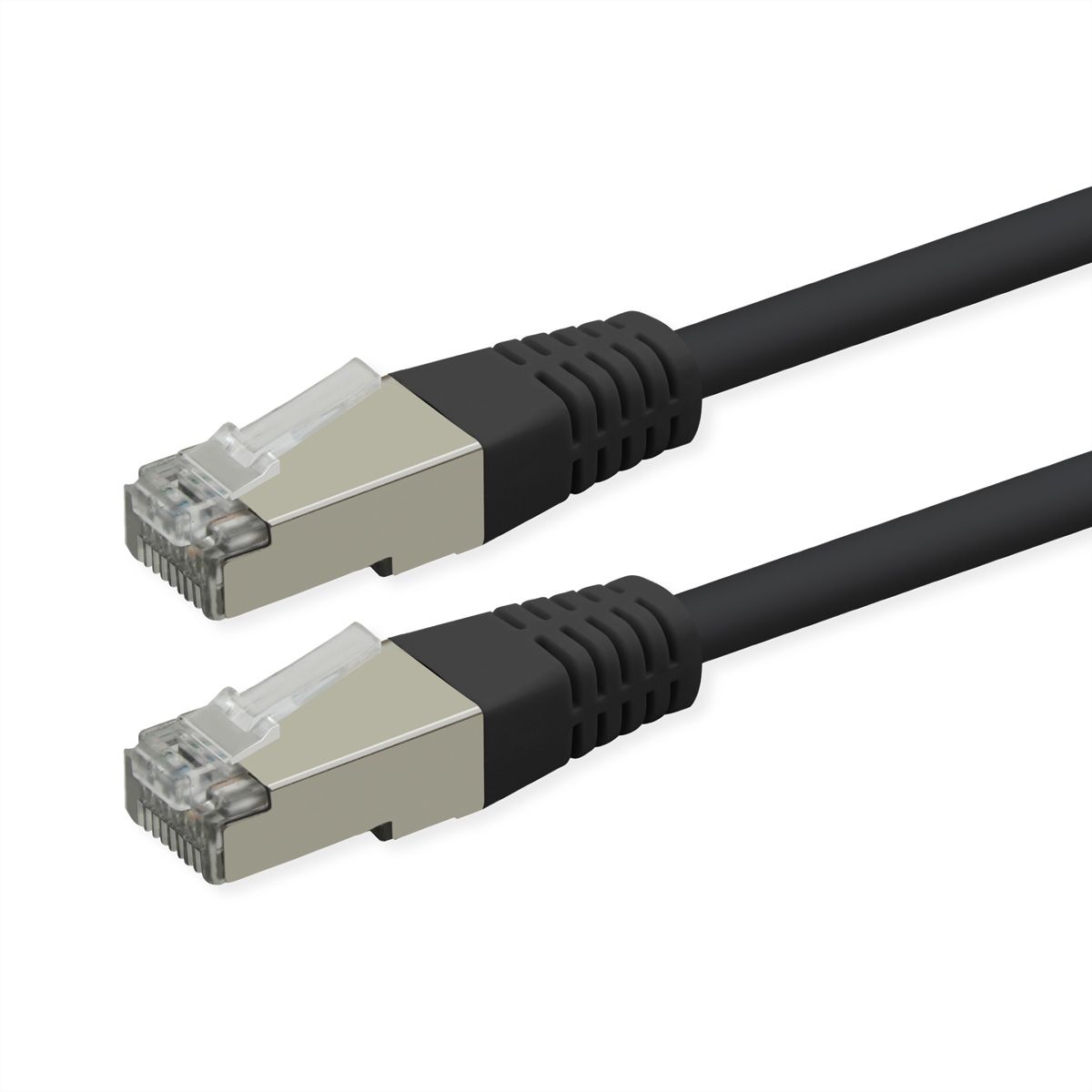 ROLINE Cordon Cat.6 (Classe E), PoE, S/FTP (PiMF) , noir, 5 m