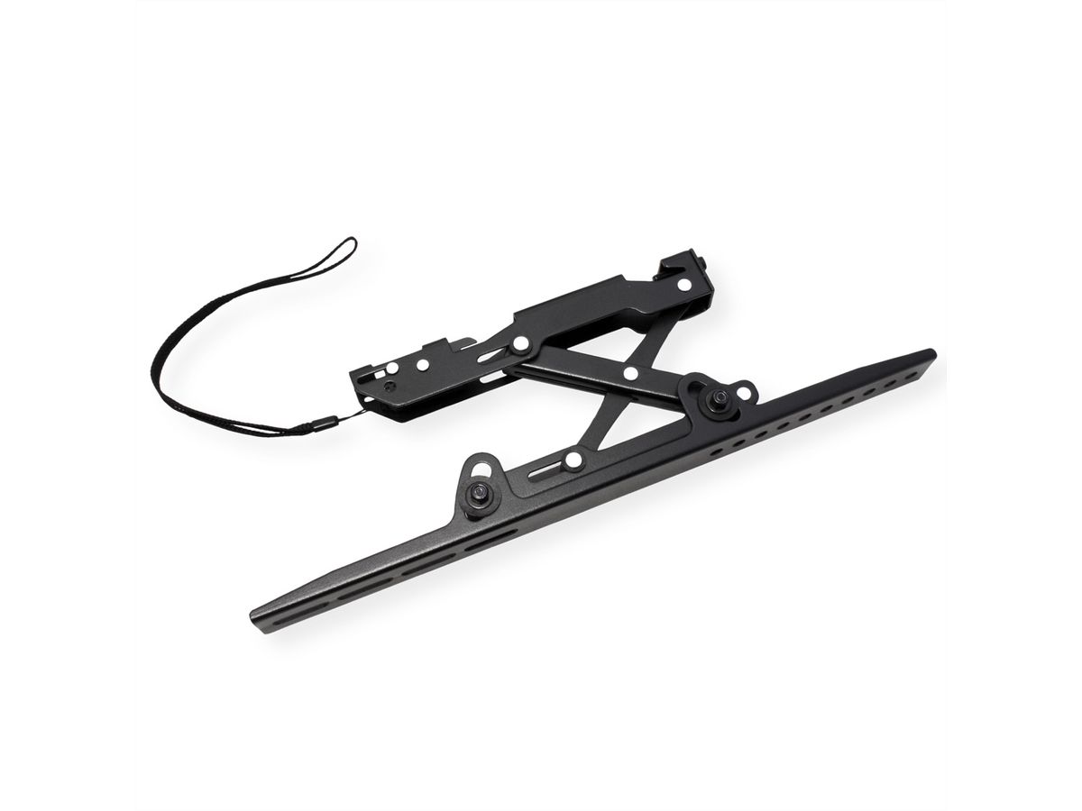 VALUE Support mural TV, distance murale de 47 mm, inclinable, <203,2cm/80", <75kg