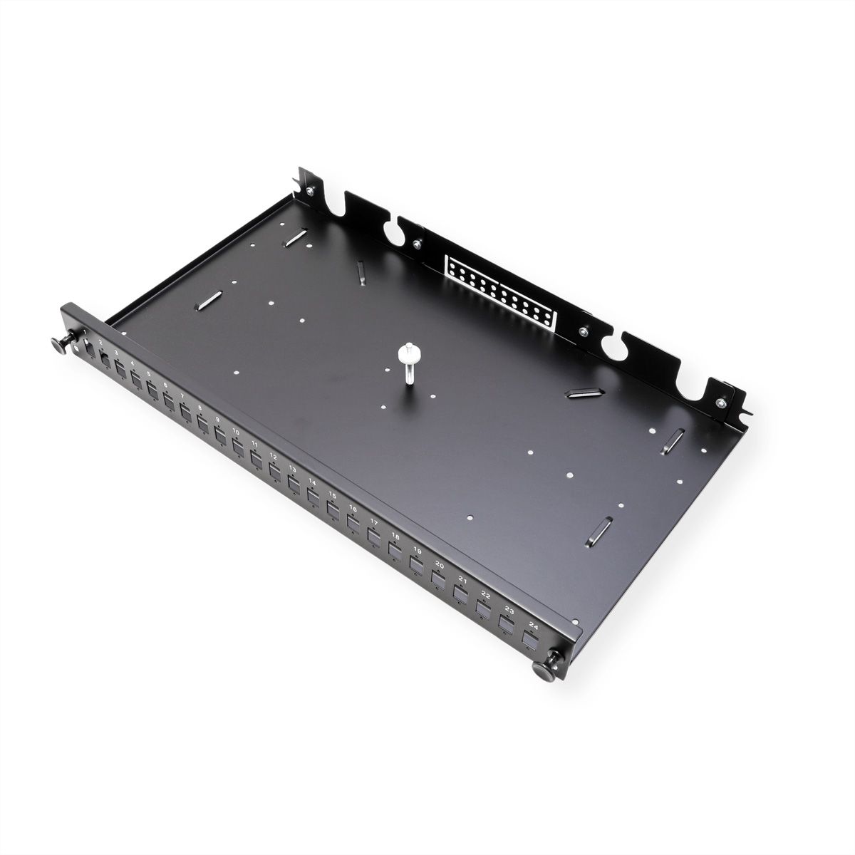 VALUE Panneau de brassage vide 1 UH, amovible, 24x SC SX / LC DX