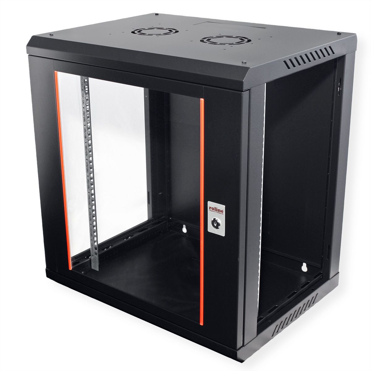 ROLINE 19" Boîtier mural Basic Plus 12U, 600x450 LxP noir