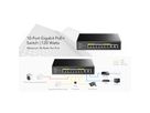 CUDY GS1010PE Switch 8 ports Gigabit PoE+, 2 ports Gigabit Uplink 120W