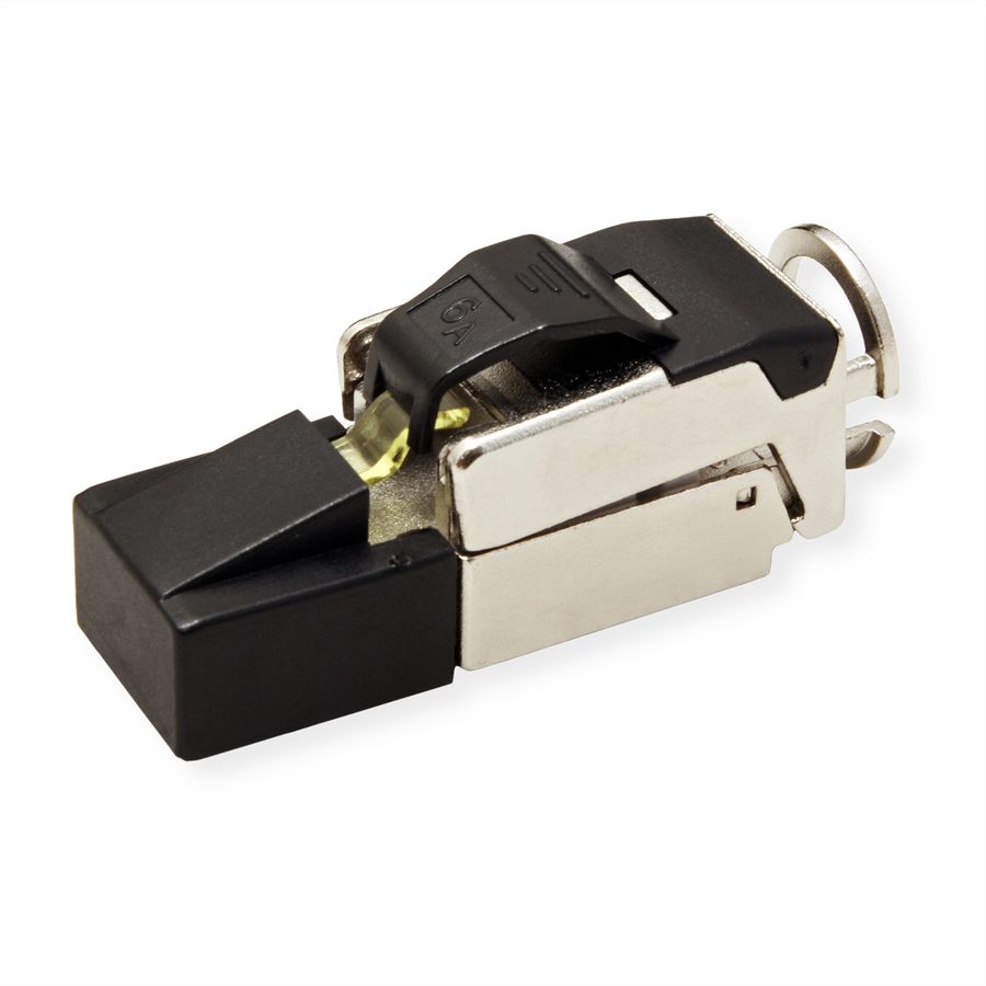 ROLINE Connecteur RJ-45 à confectionner Cat.6A (Classe EA), STP, argent