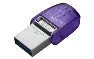 Kingston Technology DataTraveler 64 Go microDuo 3C 200 Mo/s dual USB-A + USB-C