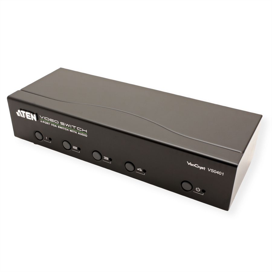 ATEN VS0401 Commutateur audio-vidéo VGA à 4 ports