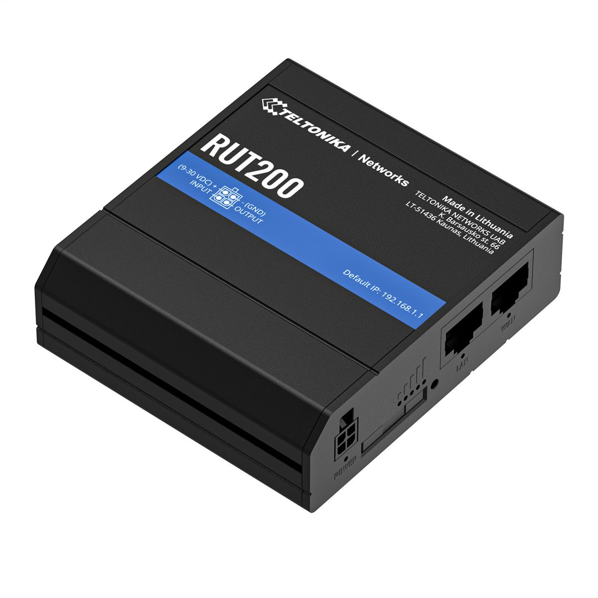 TELTONIKA RUT200 LTE/4G/3G/2G Routeur industriel WiFi