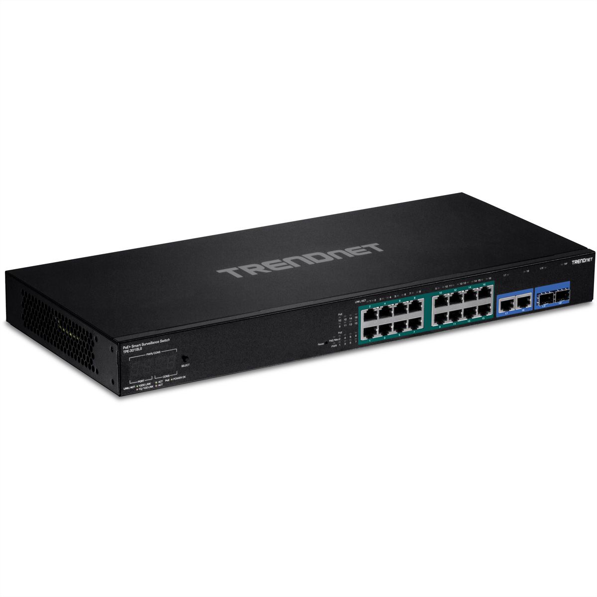 TRENDnet TPE-3018LS Switch 18 ports Gigabit PoE+ Smart Surveillance