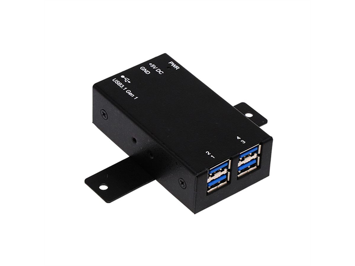 EXSYS EX-1194HMS Hub USB 3.2 Gen1 à 4 ports, C-femelle, protection de surtension