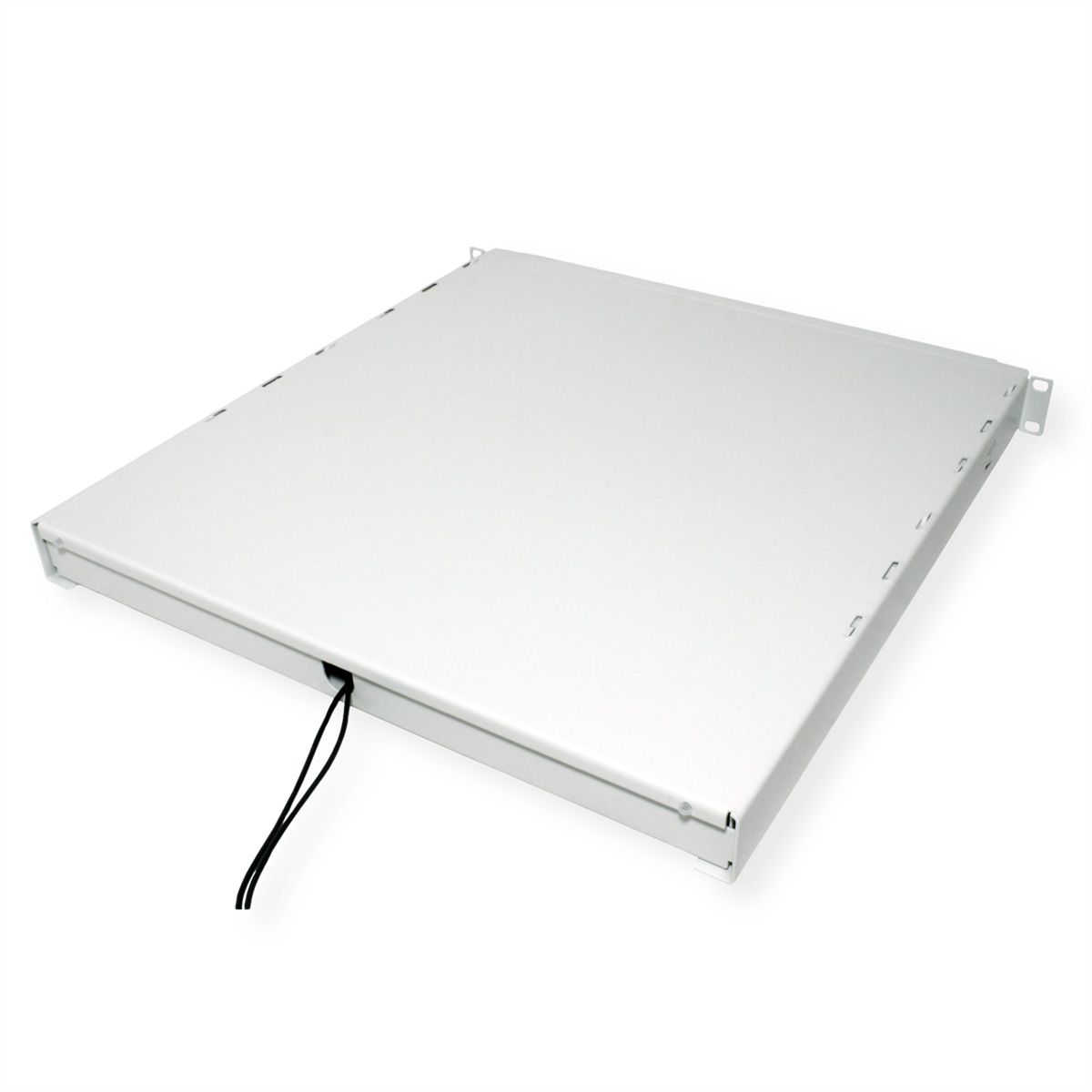Tiroir clavier 19" 1UH sans clavier, gris clair