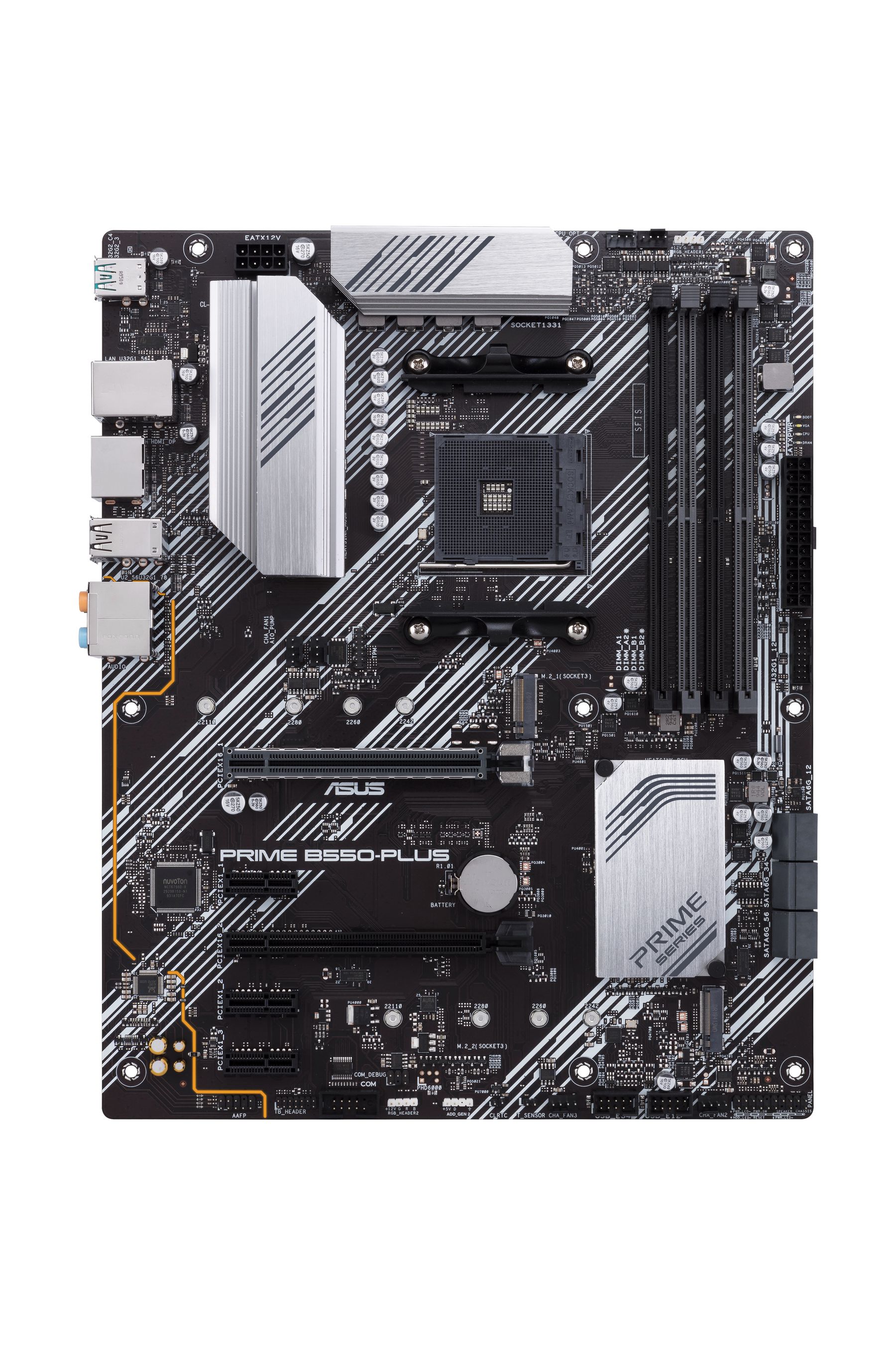 ASUS PRIME B550-PLUS AMD B550 Emplacement AM4 ATX