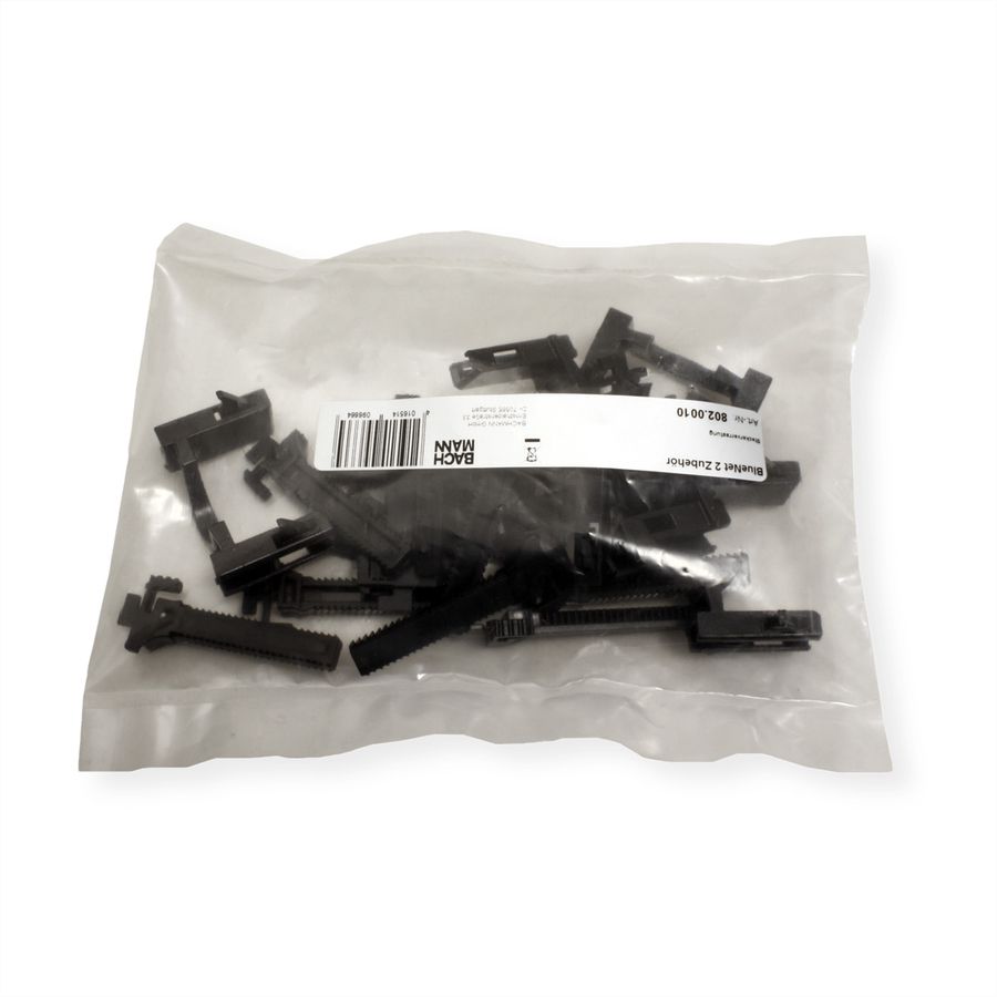 BACHMANN Languettes de verrouillage pour C13/C19, noir