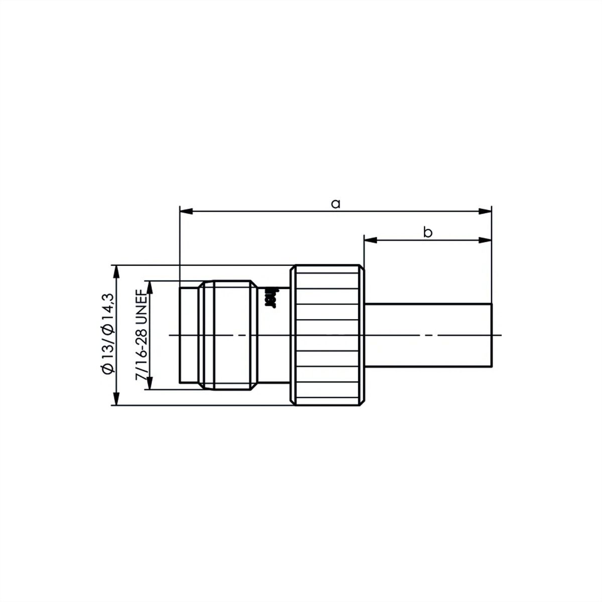TELEGÄRTNER Prise de câble TNC 50 ohms , pour RG-58C/U, sertissage