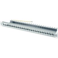 TELEGÄRTNER Panneau 19", 1 UH vide, gris