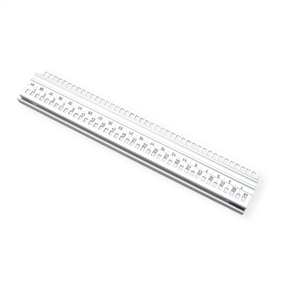 Rail horizontal SCHROFF, avant, type H-LD, lourd, lèvre longue, pour application IEEE, 42 HP