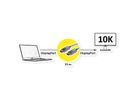 ROLINE Câble DisplayPort v2.1 (AOC), M/M, 15 m
