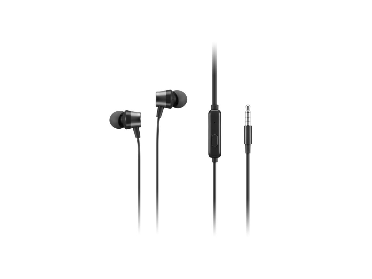 Lenovo 4XD1J77352 écouteur/casque Avec fil Ecouteurs Bureau/Centre d'appels Noir