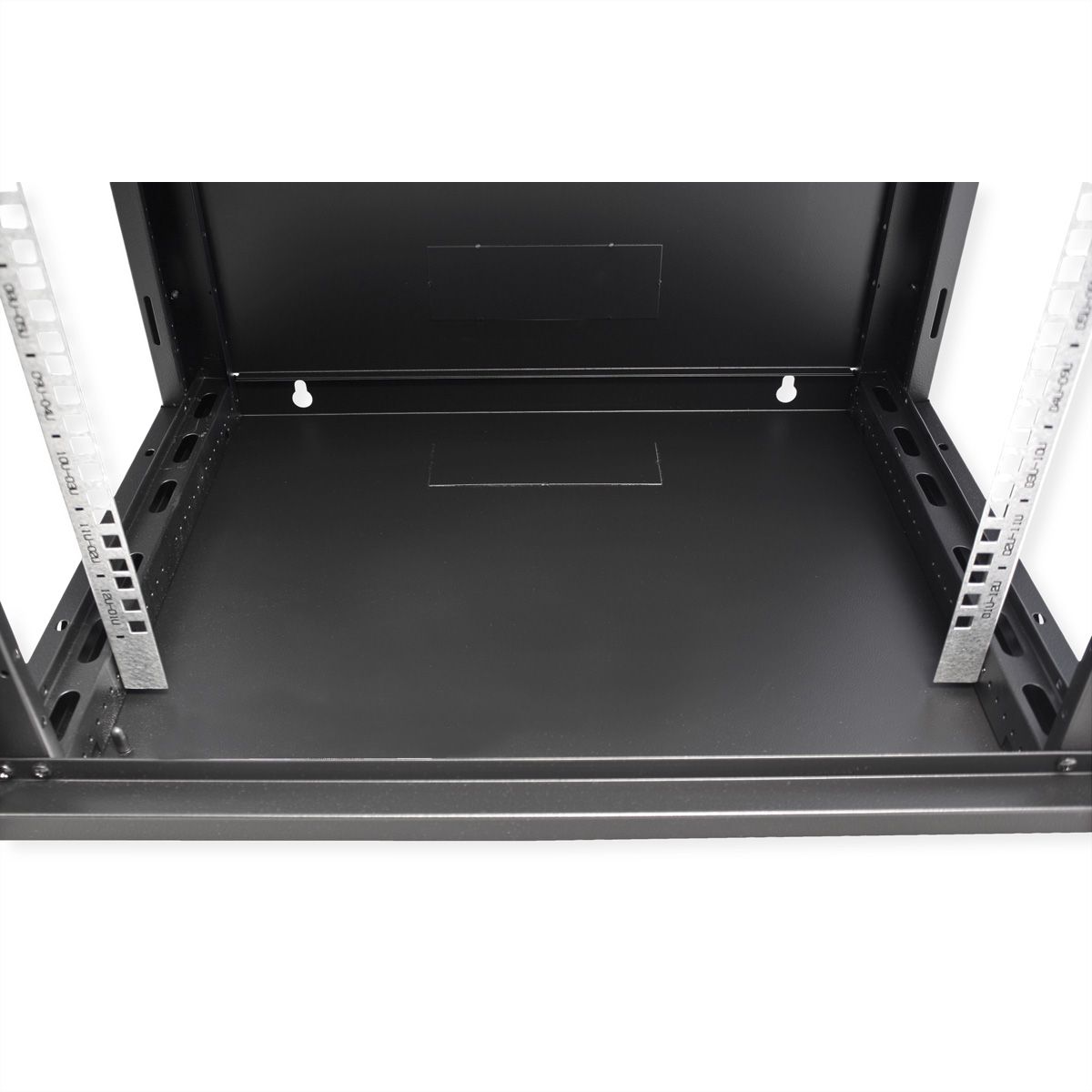 VALUE Boîtier mural 19 pouces 12U, 600 x 450 mm, noir, kit à assembler