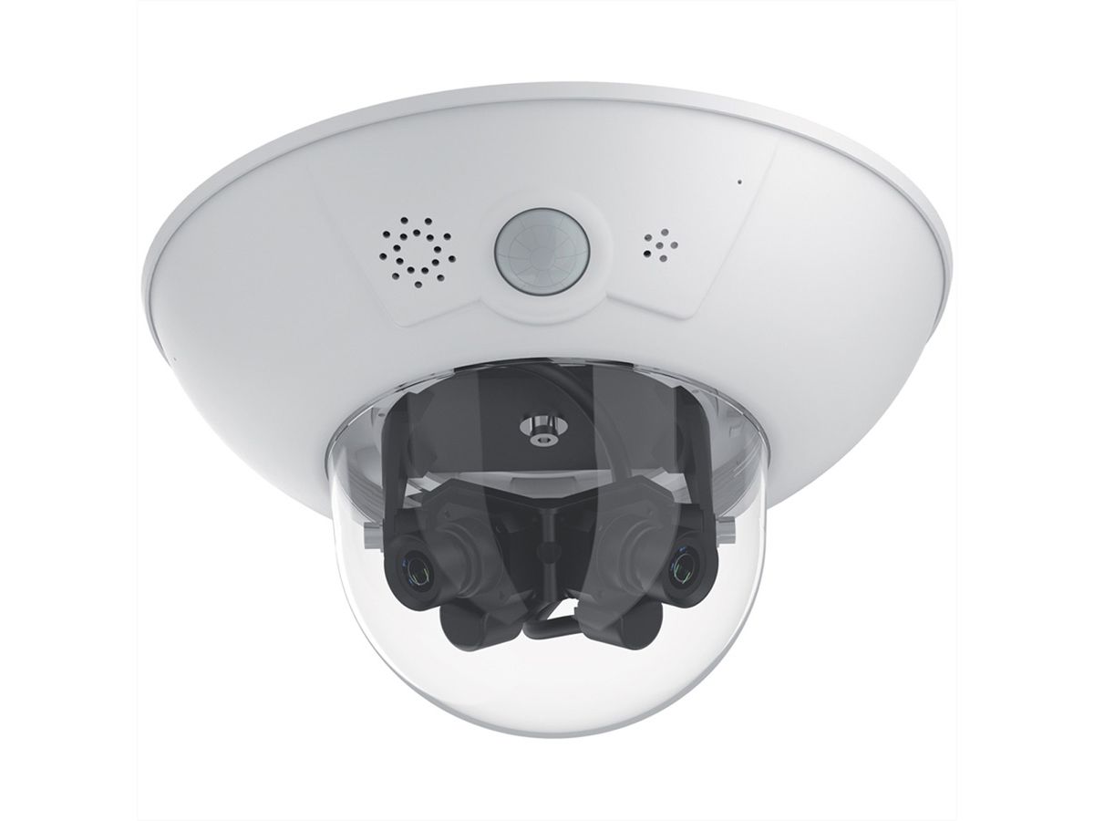 MOBOTIX D16B DualDome-Caméra 6MP avec deux objectifs B041 (180° jour panorama)