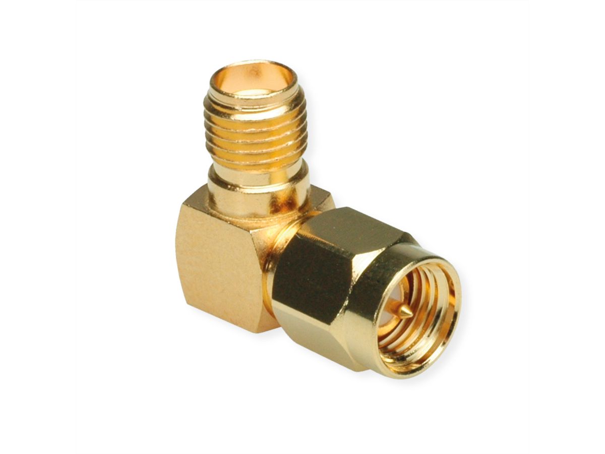 TELEGÄRTNER Connecteur SMA mâle/femelle, coudé