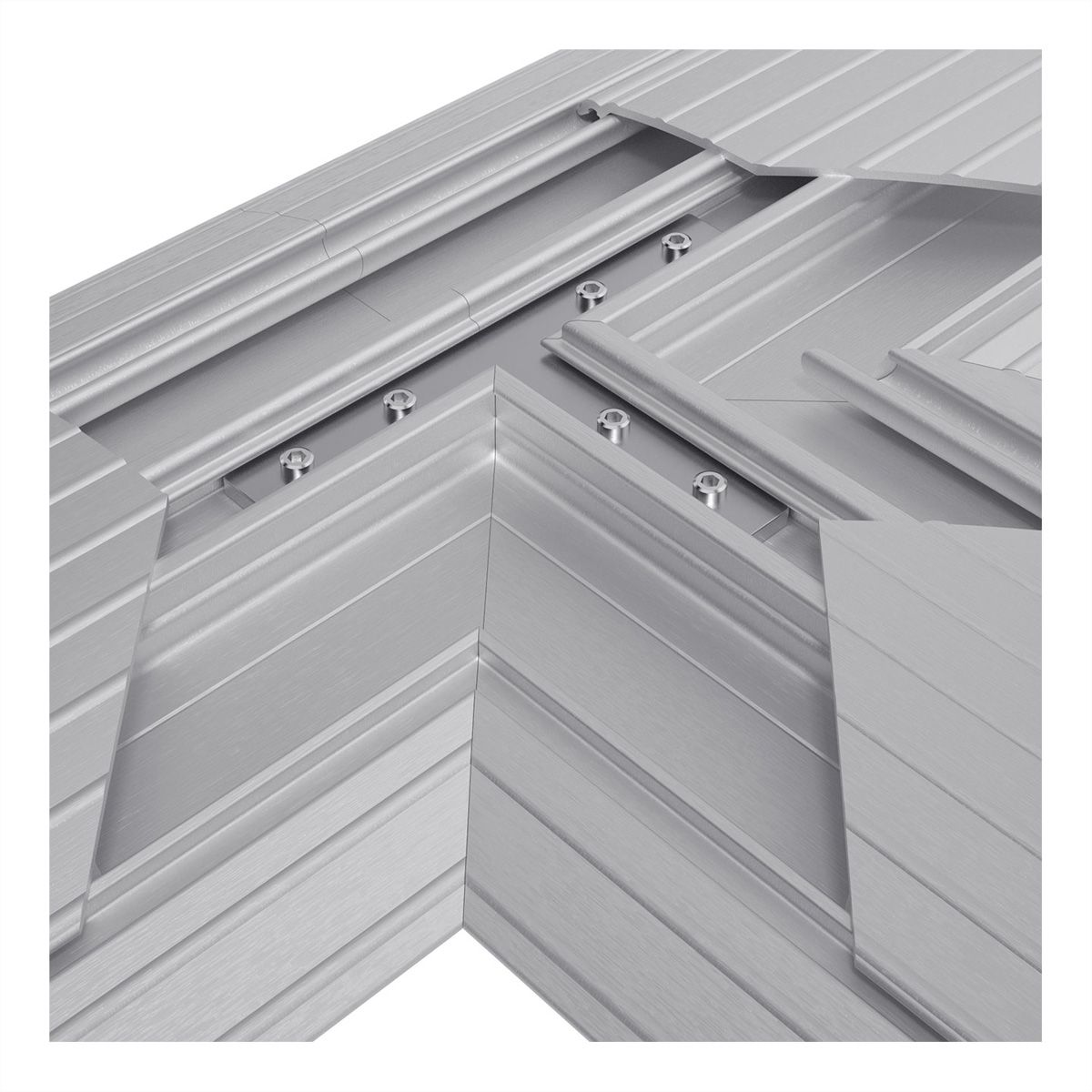 DATAFLEX Addit protège-câbles, raccord en T 462, argent