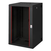 ROLINE 19" Boîtier mural Pro 20U, 600x600 LxP pivotant en 2 parties noir