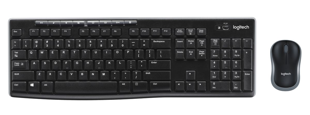 LOGITECH Clavier/Souris Wireless MK270