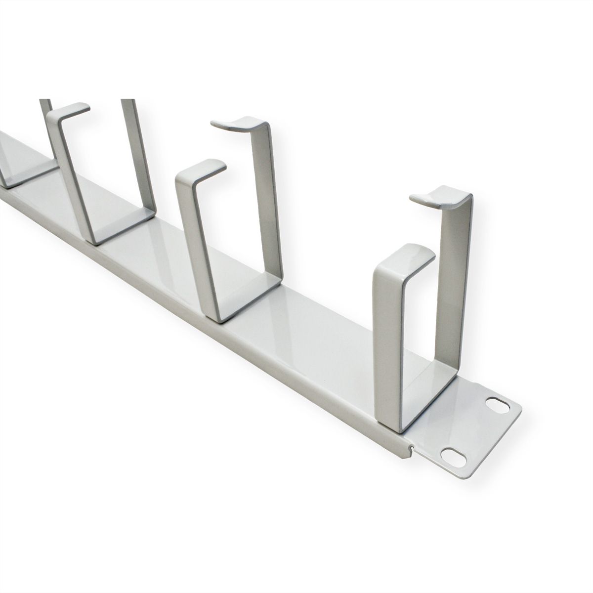 VALUE Face avant 19" pour chemin de câbles horizontaux ou verticaux, type G, gris