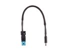 BACHMANN Câble de connexion DC BarcoCS , 0,45m ISV (petit)/Fiche creuse