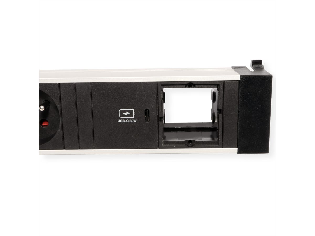 BACHMANN POWER FRAME M 2xUTE 1xCM 1xUSB C 30W 1xCM 0,2m GST18