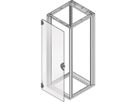 SCHROFF Novastar, porte en verre, angle d'ouverture 180°, 16 U 553W