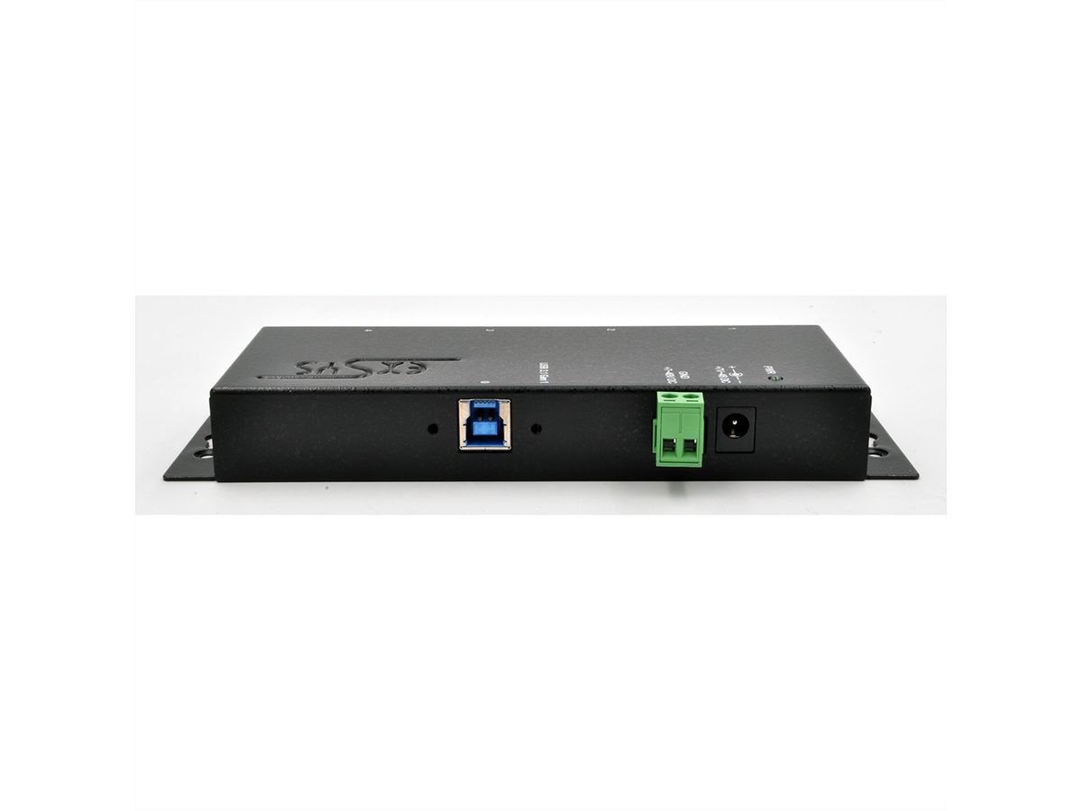 EXSYS EX-1183HMVS-2 Hub USB 3.2 Gen1 métal à 4 ports, protection de surtension 15KV ESD