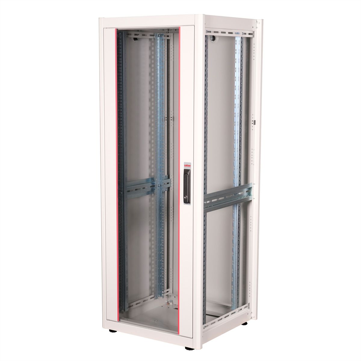 ROLINE 19" Baie réseau Basic 32U, 600x600 LxP Porte verre gris