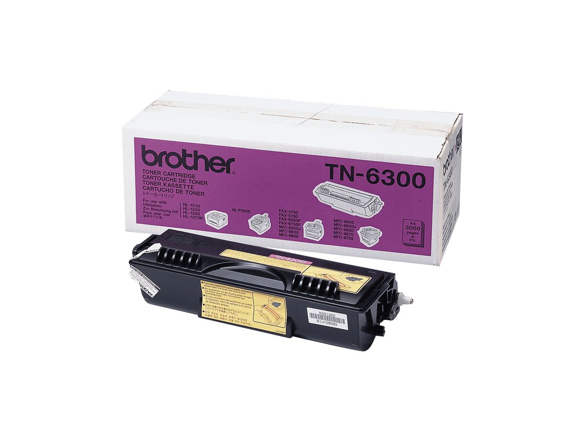 Brother Cartouche de toner TN-6300 originale à haut rendement – Noir