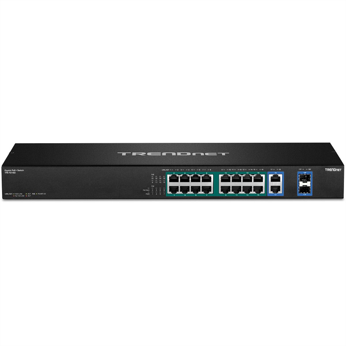 TRENDnet TPE-TG182F Switch PoE+ High Power Gigabit à 18 ports, 440W