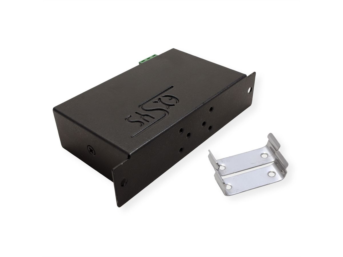EXSYS EX-1163HMS Hub métal USB 2.0, 4 ports, Protection contre les surtensions ESD de 15KV