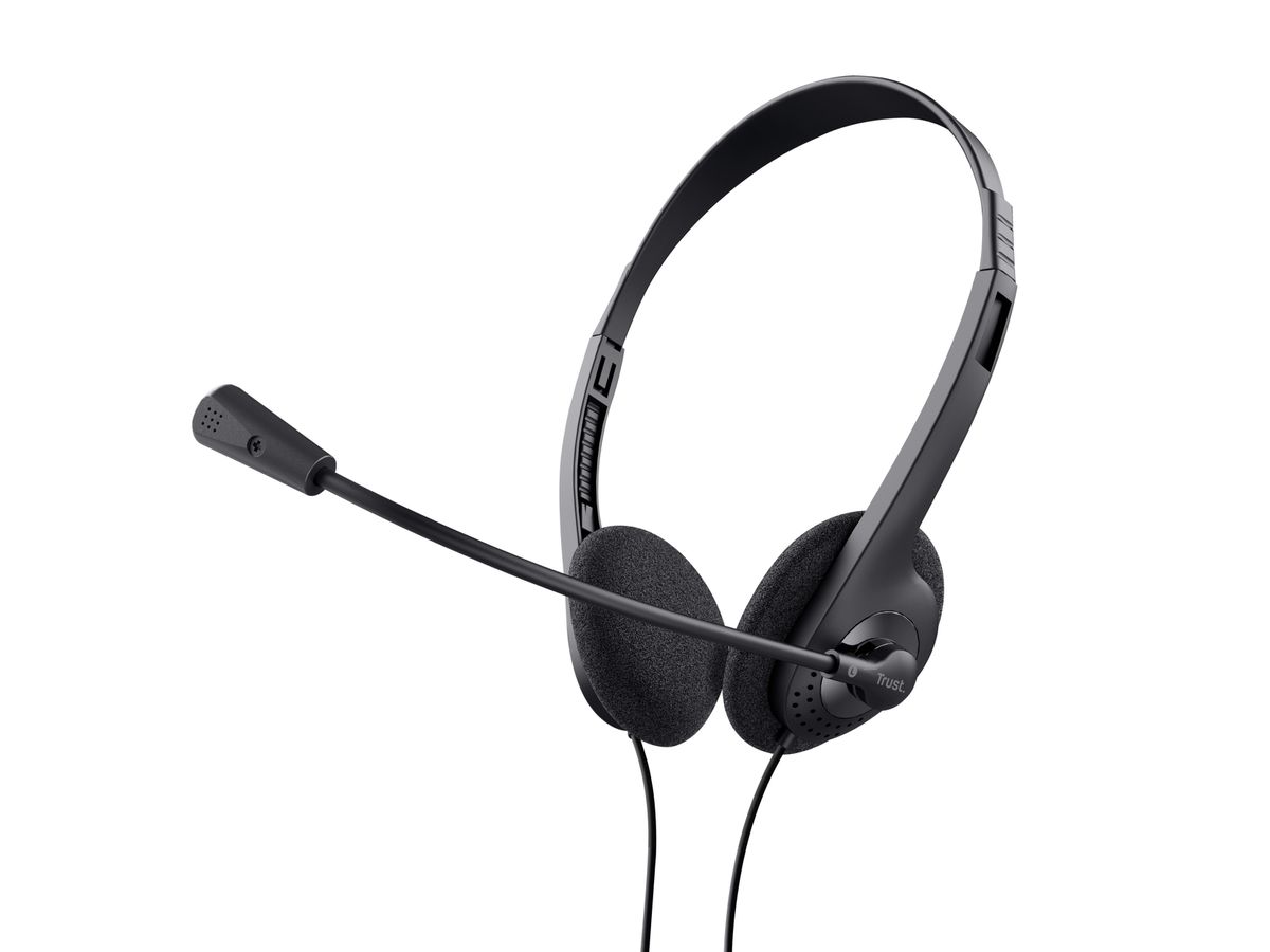 Trust 21665 casque Avec fil Ecouteurs Appels/Musique Noir