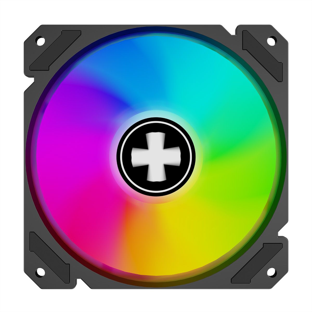 XILENCE Performance A+ REVERSE XF065, Ventilateur LED ARGB 120 mm noir