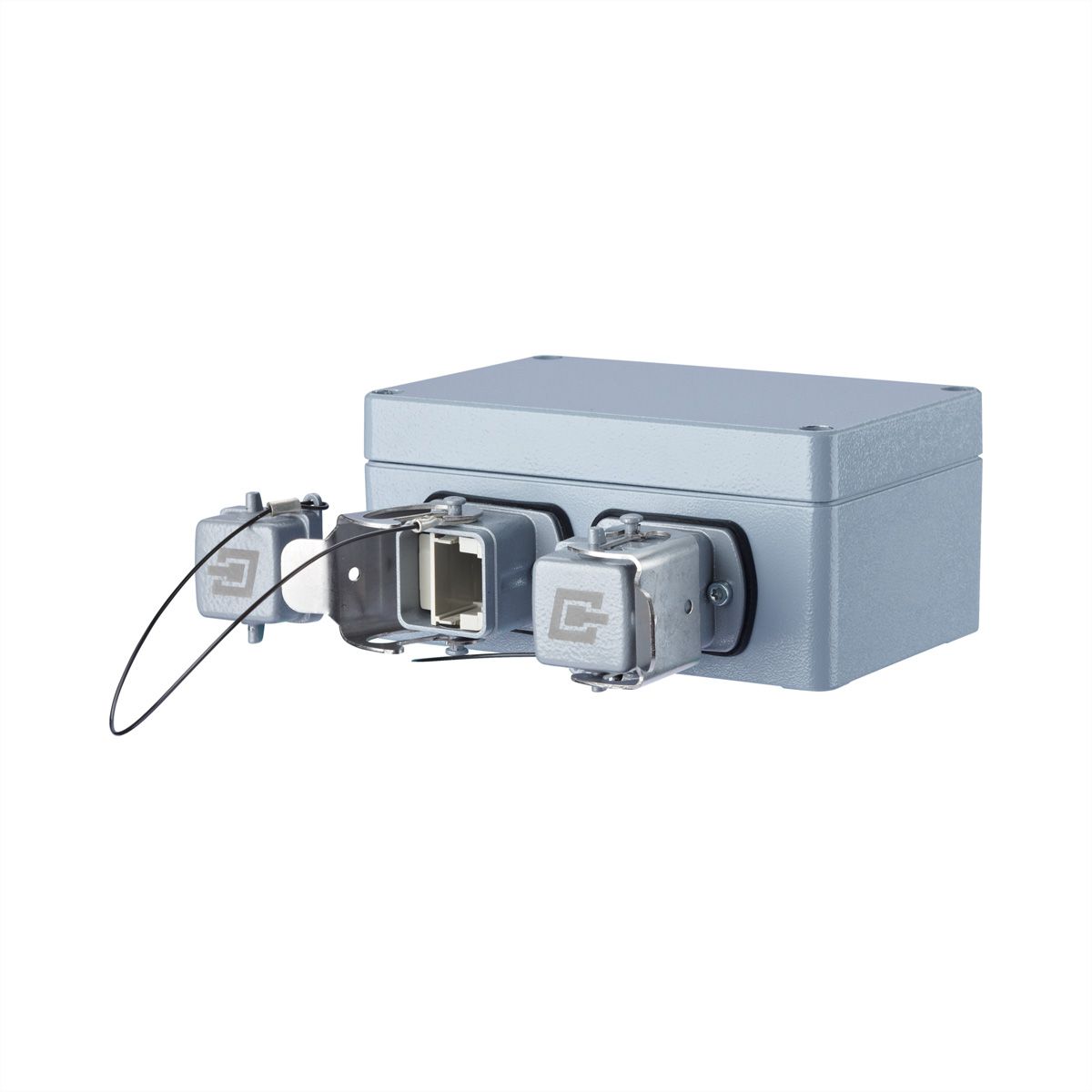 METZ CONNECT E-DAT Industry IP67 V5 2 ports boîtier métallique en saillie