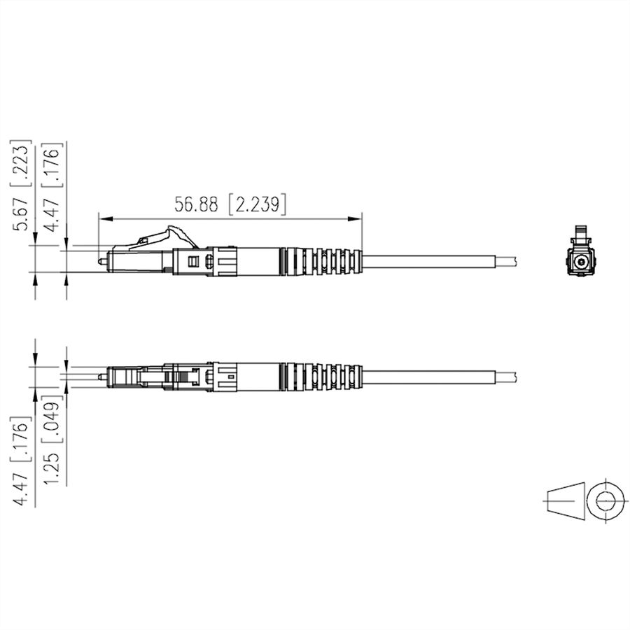 METZ CONNECT OpDAT FAST™Hybrid Kit de connecteur LC APC OS2, 10 pièces