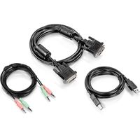 TRENDnet TK-CD06 Kit de câble KVM Audio, USB, DVI-I, 1,80m