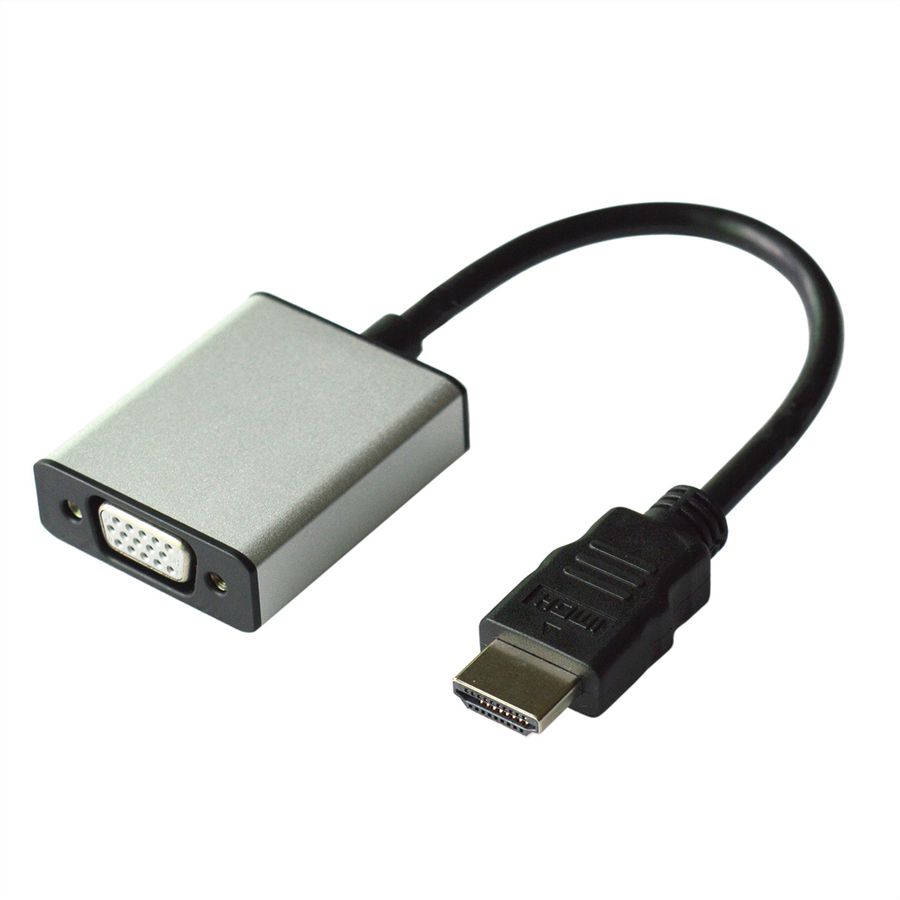 VALUE Adaptateur HDMI vers VGA+Audio 3,5mm, Stéréo